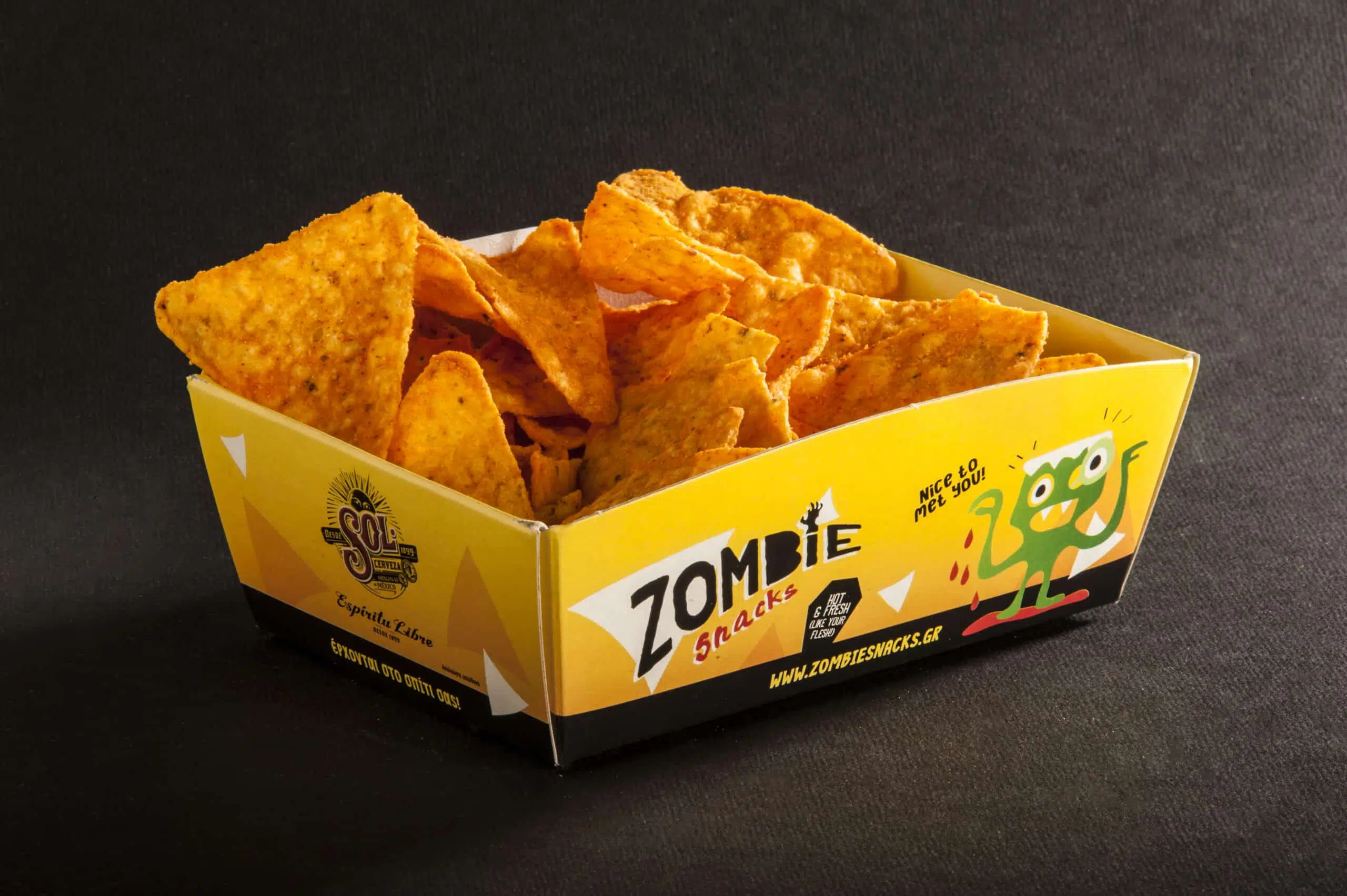 συσκευασία nachos νάτσος κουτί packaging box